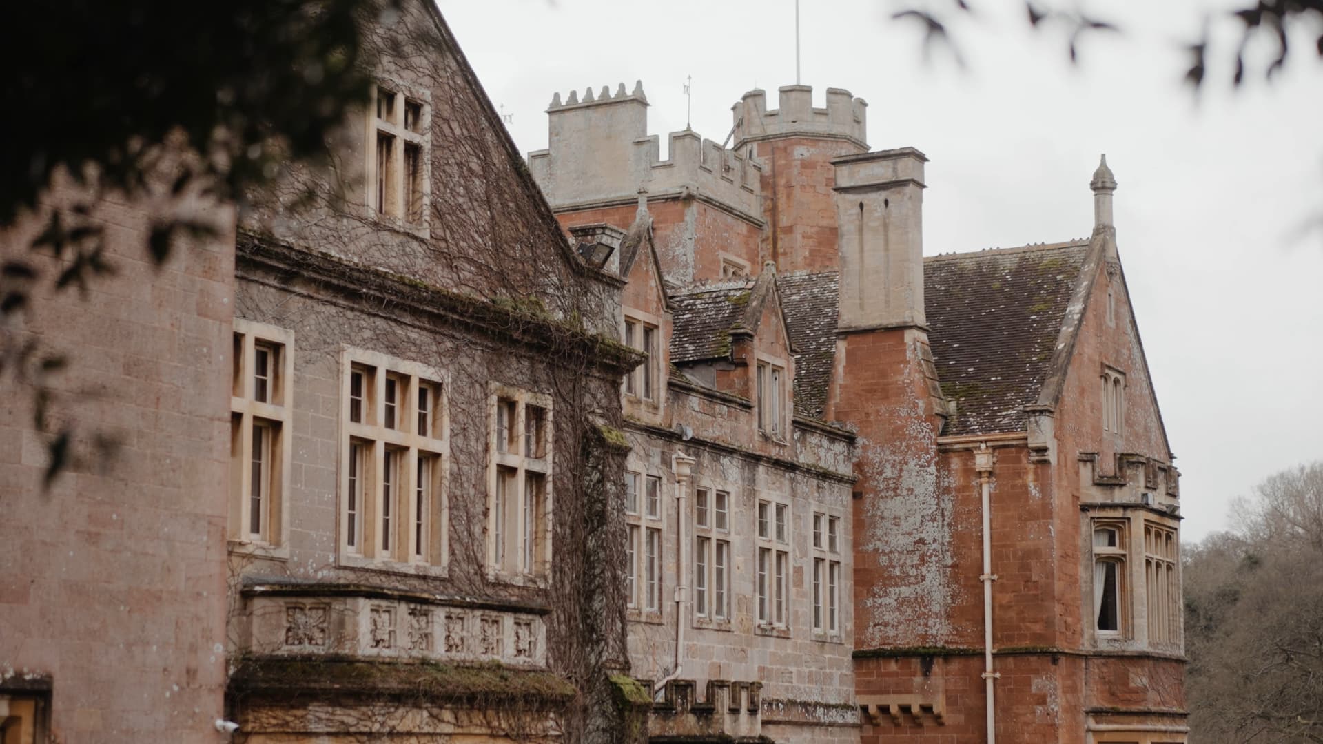 St Audries Park wedding venue exterior in Somerset showcasing historic manor house architecture and countryside setting